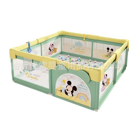 Jogos genuinos de Disney valla de protección para bebés domésticos interiores valla de piso para niños valla de rastreo