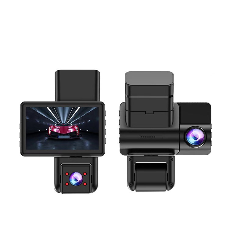 3inch Dashcam Factory Direct Supply Wifi Mobile Phone Interconnection Three Simultaneous Recording Wide Angle Dash Cam