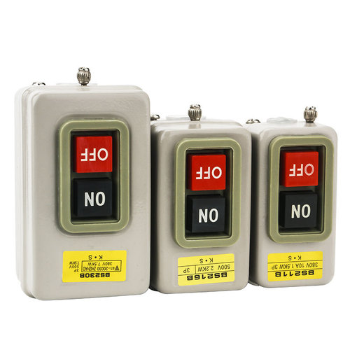Control button switch BS216B 230B 211B for starting the three-phase motor with latching switch