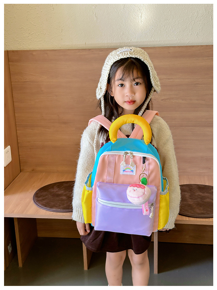 New Kindergarten Backpack Children's Primary School Grade One Boys And Girls Ultra-Light Backpack Spine Protection Travel Backpack display picture 28