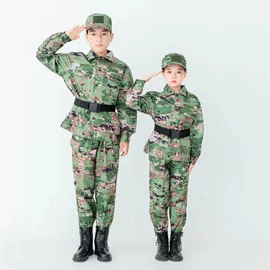 迷彩服;学生军训服;儿童表演服