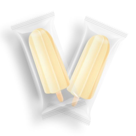 Factory wholesale transparent ice cream packaging bag frosted disposable old Popsicles pure handmade machine sealed bag ice cream sticks