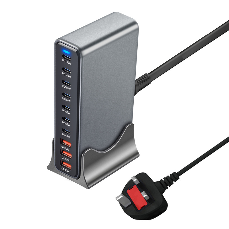 800W窒化ガリウムPD充電器 765W多機能PDデスクトップ充電器 730Wクロスボーダー新型10ポート充電器|undefined