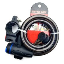 自行车锁钢丝锁圈锁带支架电脑钥匙 11*1200山地车装备锁配件立诚