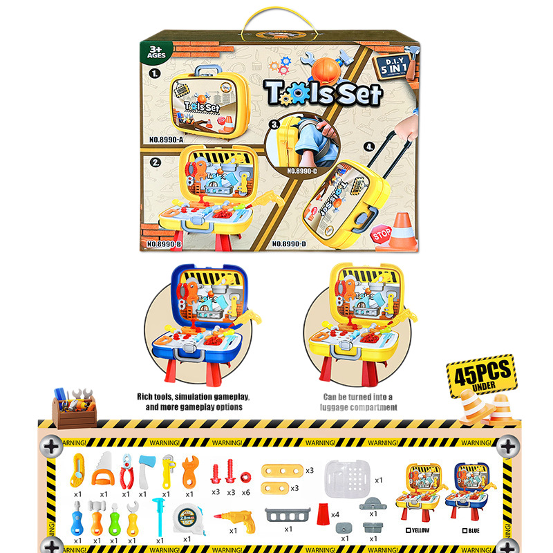 Juguetes para niños, mochila para niños, ingeniería de reparación DIY, desmontaje y desmontaje, caja multifuncional