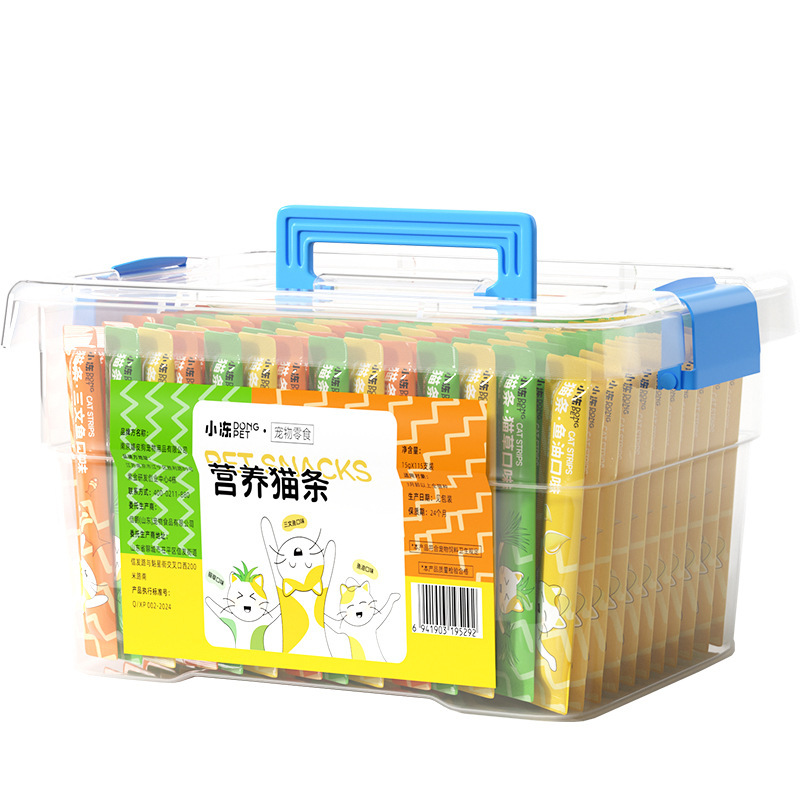 Caja completa de tapa dura pequeña tira de gato congelada Aperitivos para gatos gatitos gatitos adultos rehidratantes latas tiras de gato líquidos