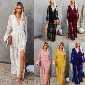 连衣裙;蕾丝衫雪纺衫;沙滩防晒服