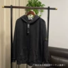 With hood, black