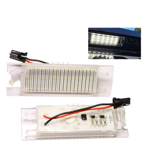 18LED license plate lights, suitable for Opel Astra H (2004-2009) and Meriva A (2003-2010), come with a decoder, 2 pieces