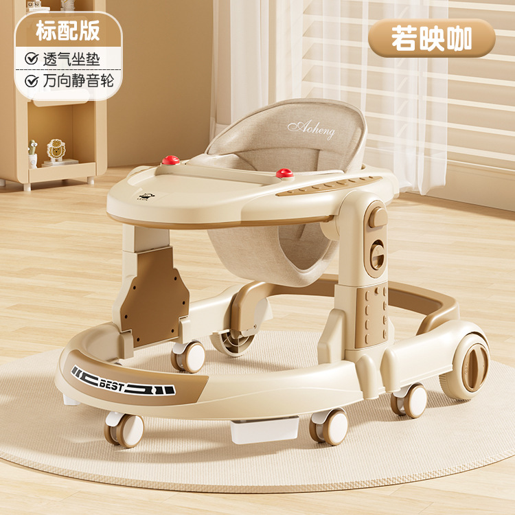 Piernas de tipo O para caminante infantil 3 - en - 1 anti-rollback plegable empujado a mano para caminante anti-O