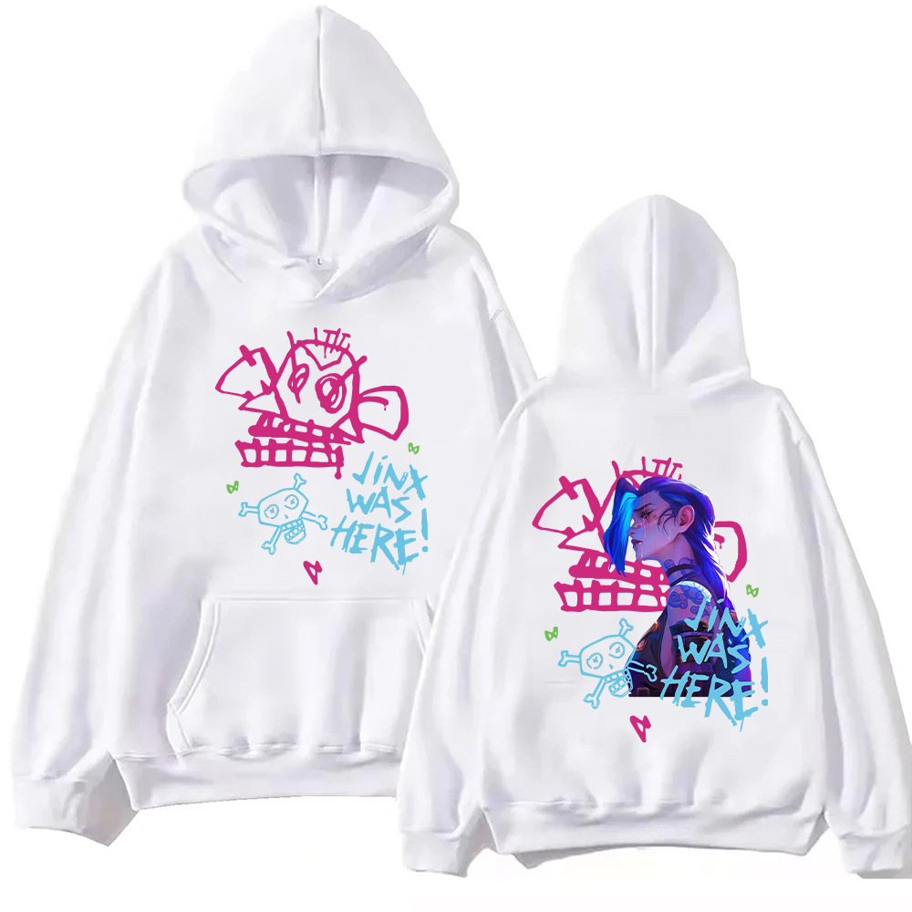 Anime Arcane-Jinx Graphic Hoodie Aesthetic Pullover