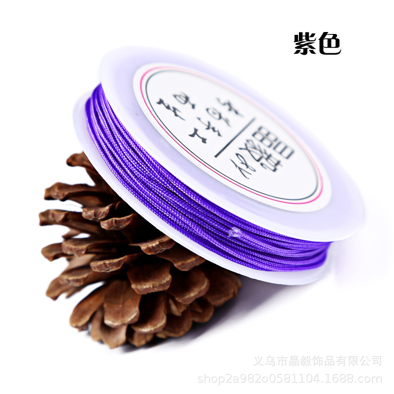 Fábrica directa 1mmA hilo Jade hilo DIY accesorios de joyería hechos a mano hilo trenzado hilo torcedura borla alambre lote