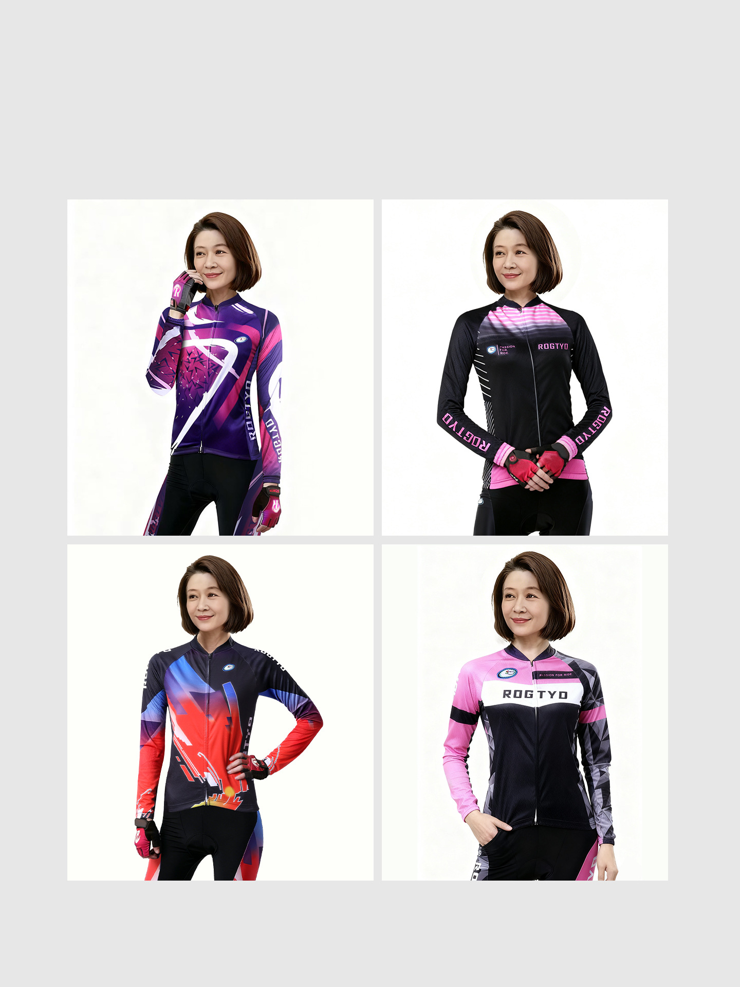 Bicicleta otoño y invierno más ropa de ciclismo de terciopelo para mujeres bicicleta de montaña carretera coche calentamiento delgado pantalones de manga larga conjunto de terciopelo