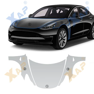 Tesla Model3 20-23 üçün görünməz, özünü bərpa edən, cızıqlara qarşı, çirklənməyə davamlı şəffaf film