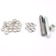 100 sets inner diameter 10MM Brass Air eye eyelet buckle hollow rivet grommet with installation tools boxed Amazon