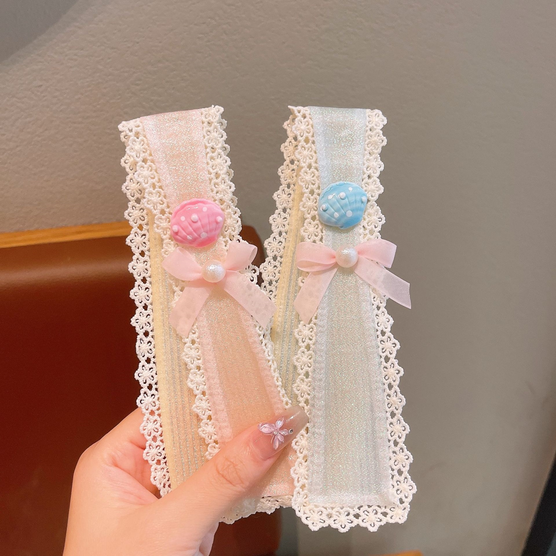 Flores de los niños bordes anchos velcro de verano niñas frentes frentes frías postos de cabello de bebé fijo pegatinas de cabello