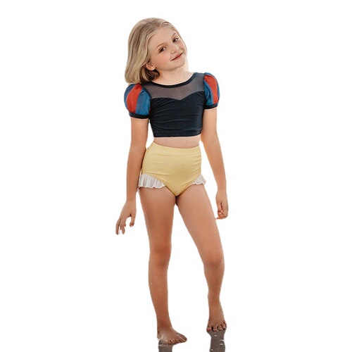New Cross-border Children's Swimsuit with Snow White Long Hair, Separate Girls' Swimsuit, One Piece, Dropshipping, AliExpress, Amazon