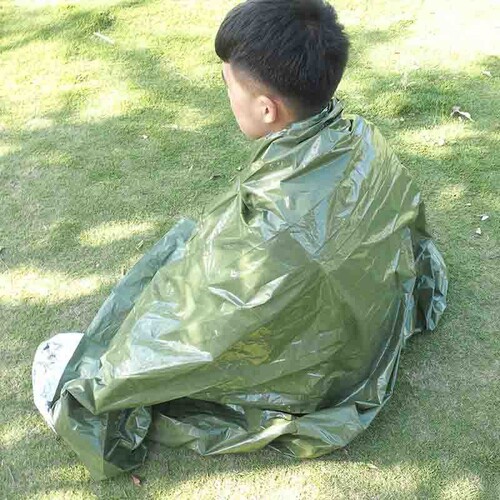 Maili PE Emergency Blanket Marathon Outdoor Cold Protection Life Blanket Thick Emergency Disposable Insulation Blanket Wholesale
