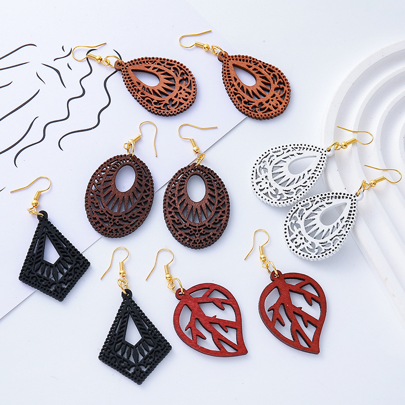 earrings drop-shaped