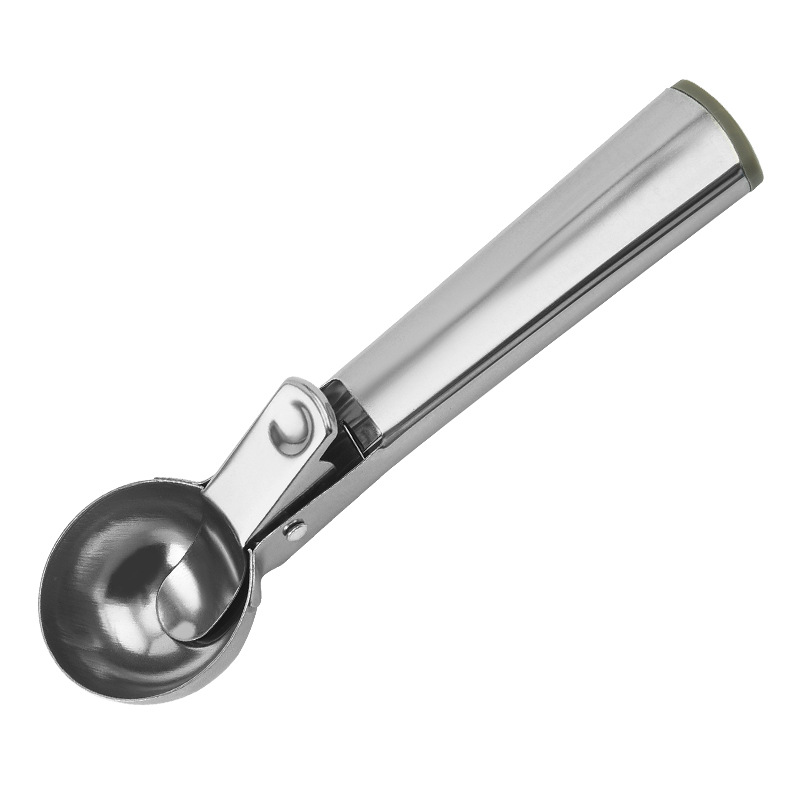 Stainless Steel Ice-Cream Spoon Ball Scoop Factory Wholesale Ice Cream Fruit Digging Ball Spoon Ice-Cream Spoon Kitchen Tools