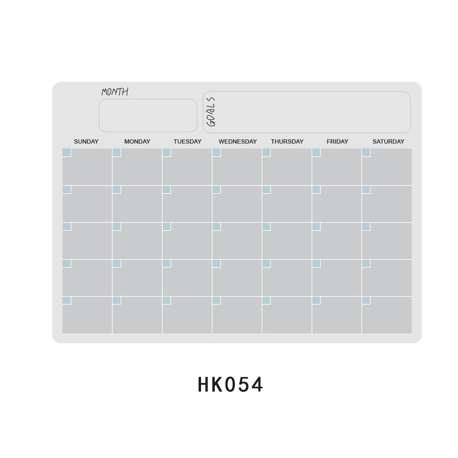 Notas Magnéticas Borrables para Nevera, Horario Mensual, en Inglés, Juego para Organización, Transfronterizo image 13