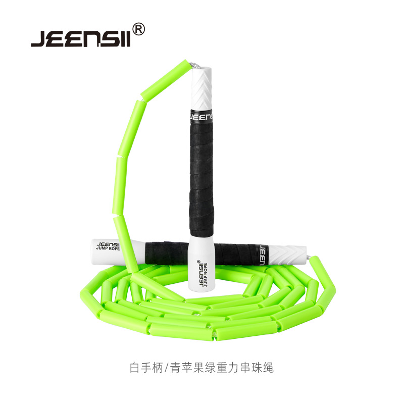 JEENSII Jaynes Q 시리즈 중력 대나무 하드 비드 섹션 판타스크 로프 건너 뛰기, 가을 저항 및 프로스트 레지스탕스 전문 고급 Q10