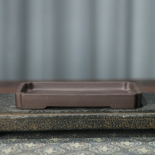 紫砂花盆长方形无孔托盘底座吸水石上水石附石菖蒲底盘几座觅陶乡