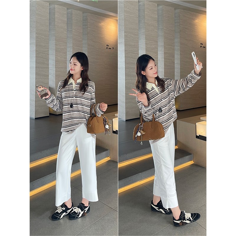 真皮复古拼色松果德训鞋女2025年新款百搭厚底休闲运动薄底阿甘鞋|undefined