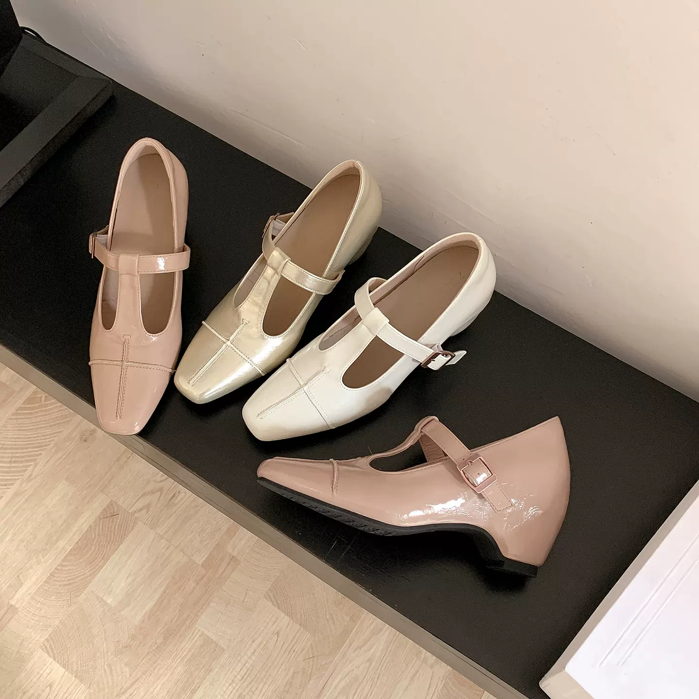 内增高方头玛丽珍鞋女2026春夏新款配裙子法式绝美不累脚气质单鞋