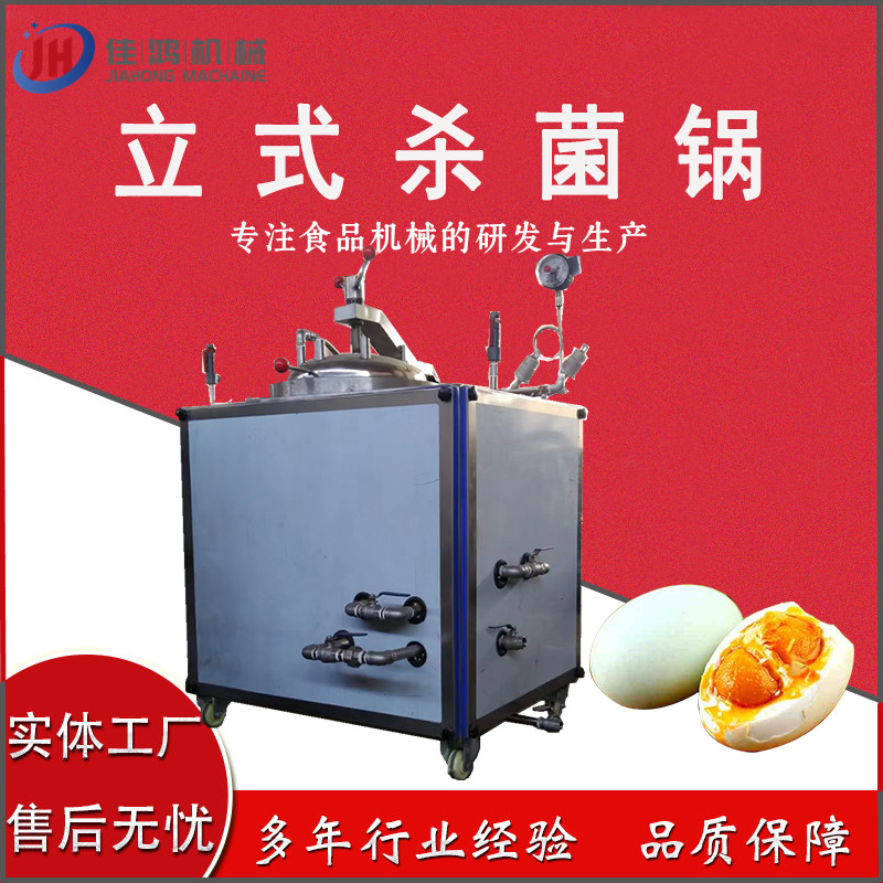 真空咸鸭蛋小型立式杀菌锅  豆干玉米粒软包装小型灭菌机 佳鸿