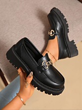 D 33811 Thick Sole School Style Mary Jane Loafers ѧԺ��СƤ