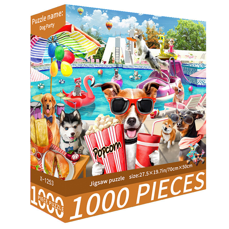 清明の川の絵 1000ピース ジグソーパズル 越境メーカー かわいい 癒しの難易度 減圧 女の子 知育玩具 ギフト|undefined