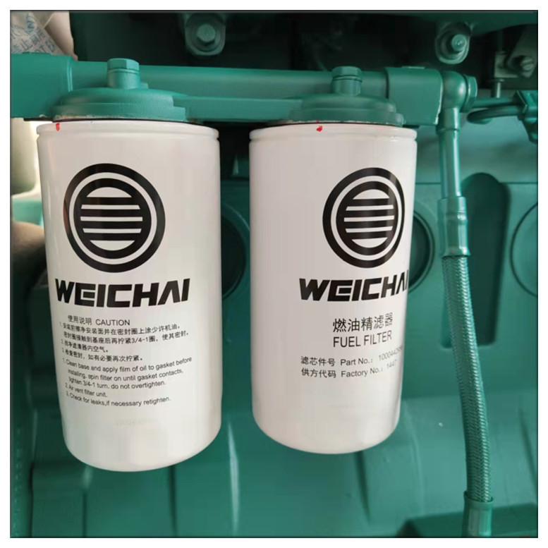 200KW潍柴动力斯泰尔发动机总成发电机组柴油滤芯机油滤芯消音器