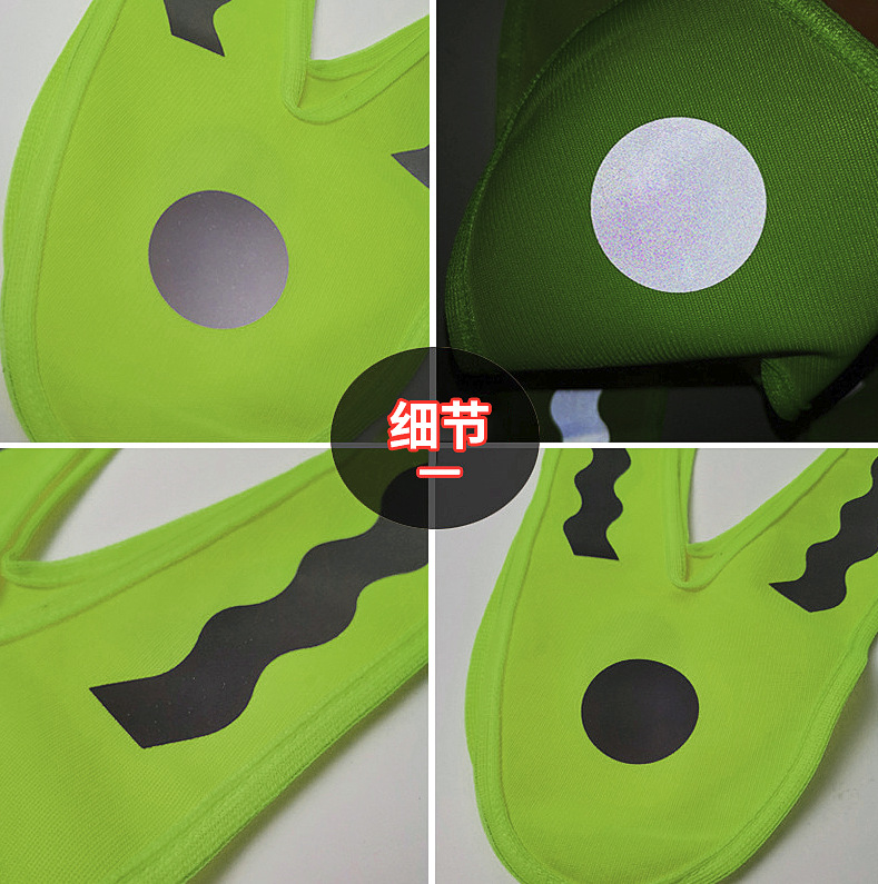 Ropa reflectante para niños colgando Chaleco de hombro chaleco reflectante para niños chaleco reflectante ropa de saneamiento Seguridad de Tráfico chaleco diario