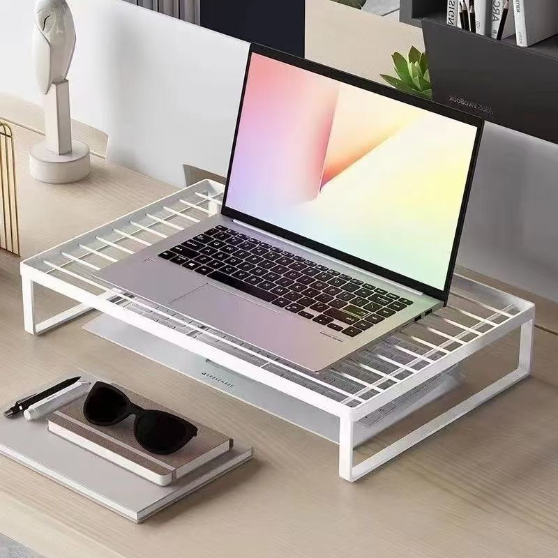 Computer Elevated Desktop Storage Notebook Cooling Base Dormitory Office Storage Keyboard Bracket