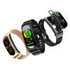 Headphones, bracelet, smart watch, suitable for import, 2 in 1, bluetooth, tracks heartbeat, measures blood pressure