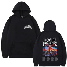 Hot Imagine Dragons Band Loom World Tour 2025 Hoodie Men Wom