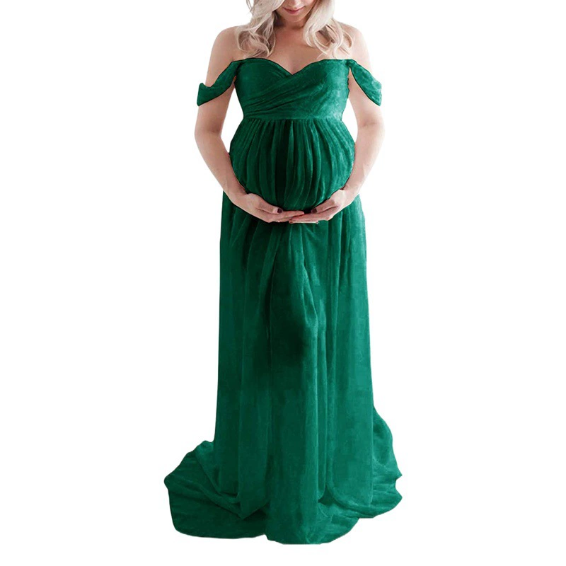 AliExpress Ebay беременных женщин фото платье внешней торговли Беременные женщины фотографировать перед открытием швабры платье 1872