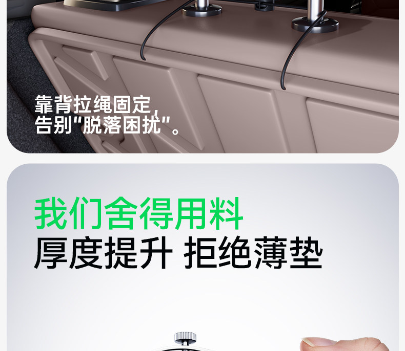 Suitable for Ideal L8 Livis trunk mat, TPE integrated trunk mat, car interior modification accessories, floor mat supplies