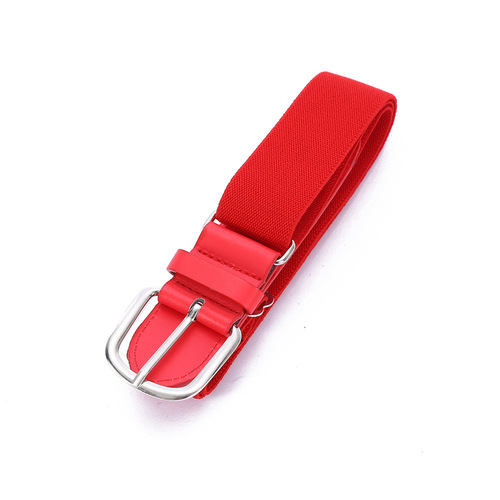 Youth Elastic Baseball Belt Elastic Softball Elastic Belt Fashion Decorative Alloy Belt Wholesale