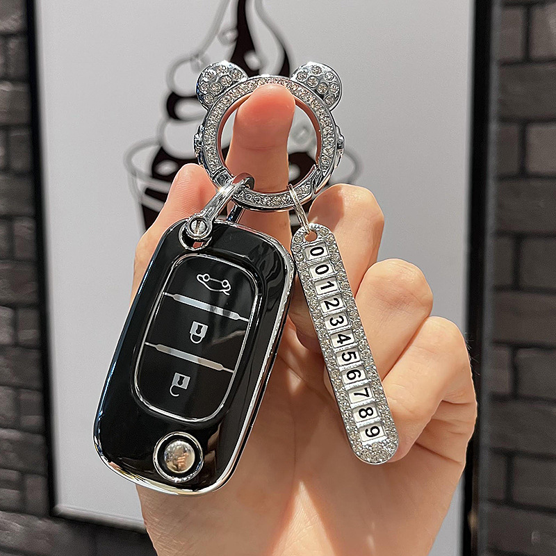 Funda de llave inteligente Mercedes-Benz aplicable plegable Mercedes-Benz Smart Elf fortwo coche forfour funda protectora