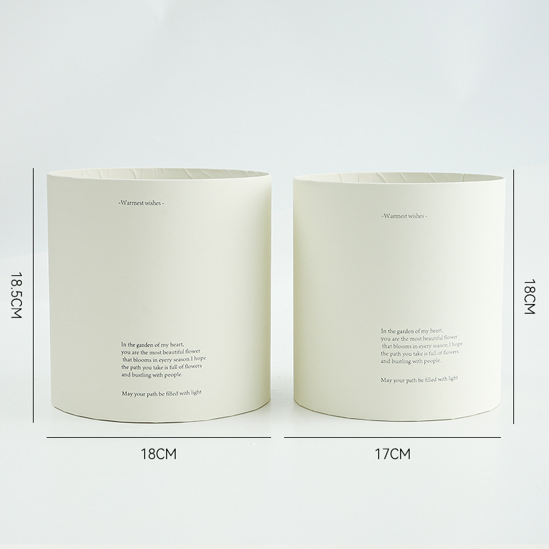 Cubo clásico de tres abrazos cubo redondo embalaje cubo arreglo de flores cubo floral DIY espejo de plata caja de flores