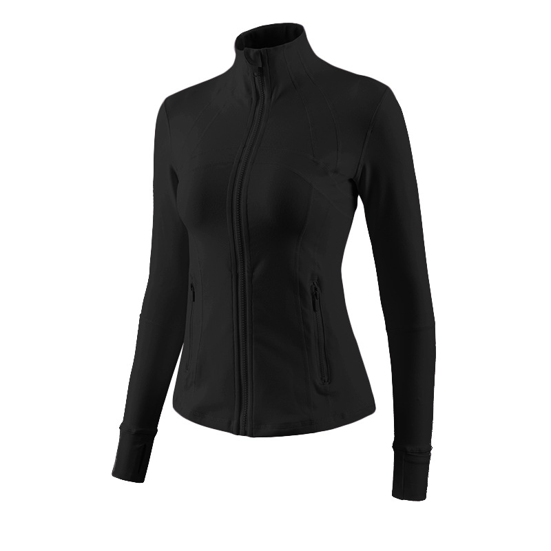 Stand-up Collar Yoga Clothes, Thin High-end Pilates Fitness Top, Fitness Clothes For Women_desvips.com