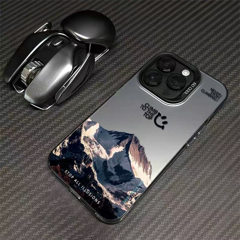 Nueva montaña nevada para iPhone 16 funda para teléfono móvil Apple 15promax/14 Europa y América 13pro12 personalidad 11xr