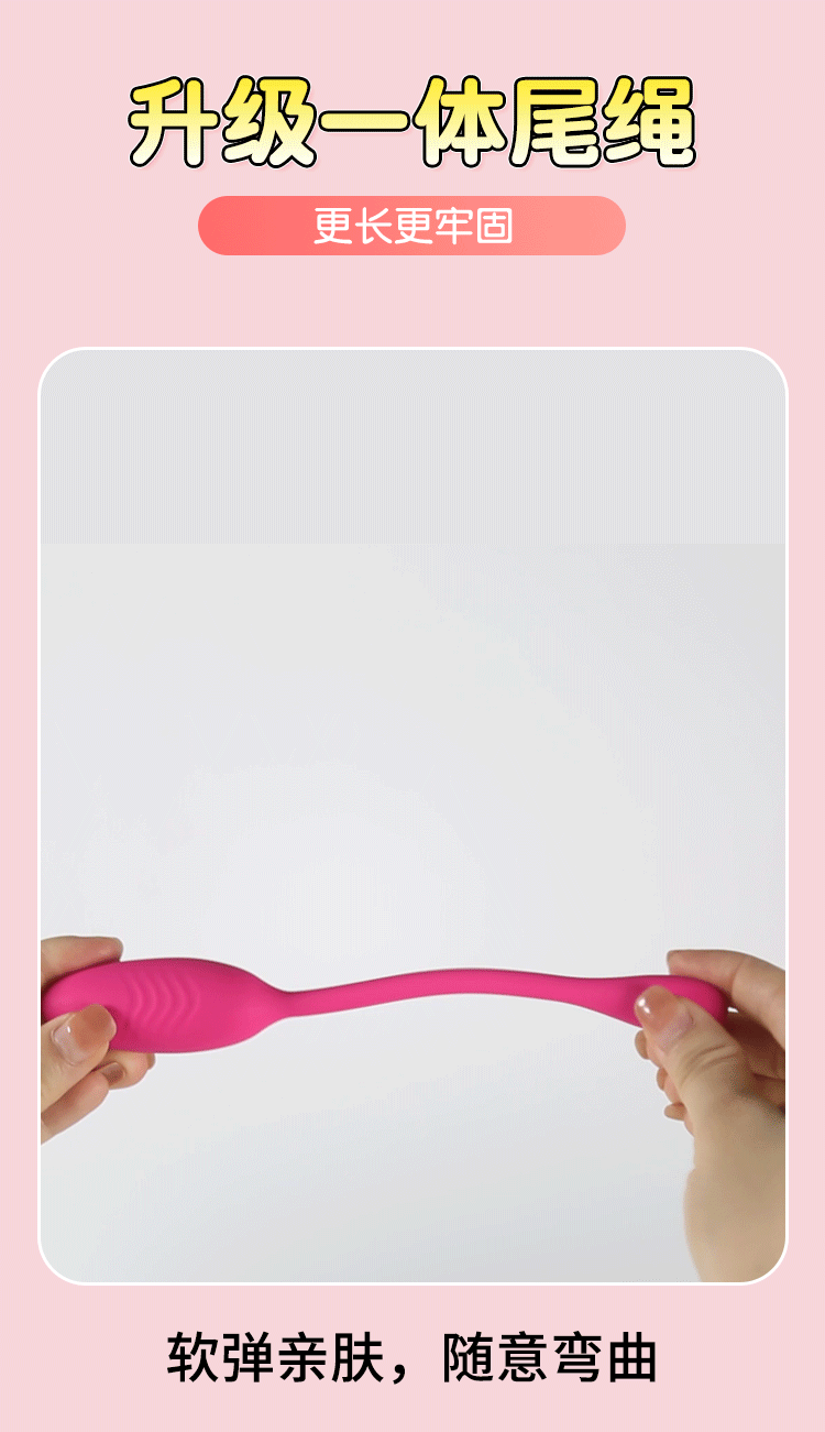 Remote-Control Mini Vibrating Egg with Electric Shock Function, ABS and Silicone Body — detail image 15