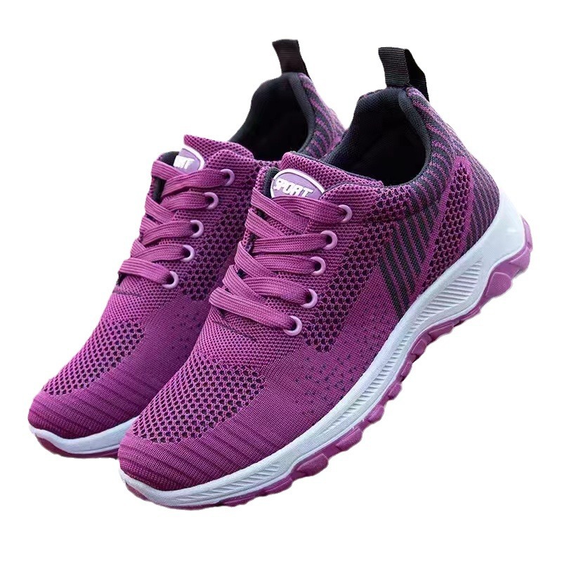 Zapatos para caminar primavera nuevos zapatos de viaje cómodos de mediana edad y ancianos zapatos para correr de fondo suave pareja de edad zapatilla de deporte lote