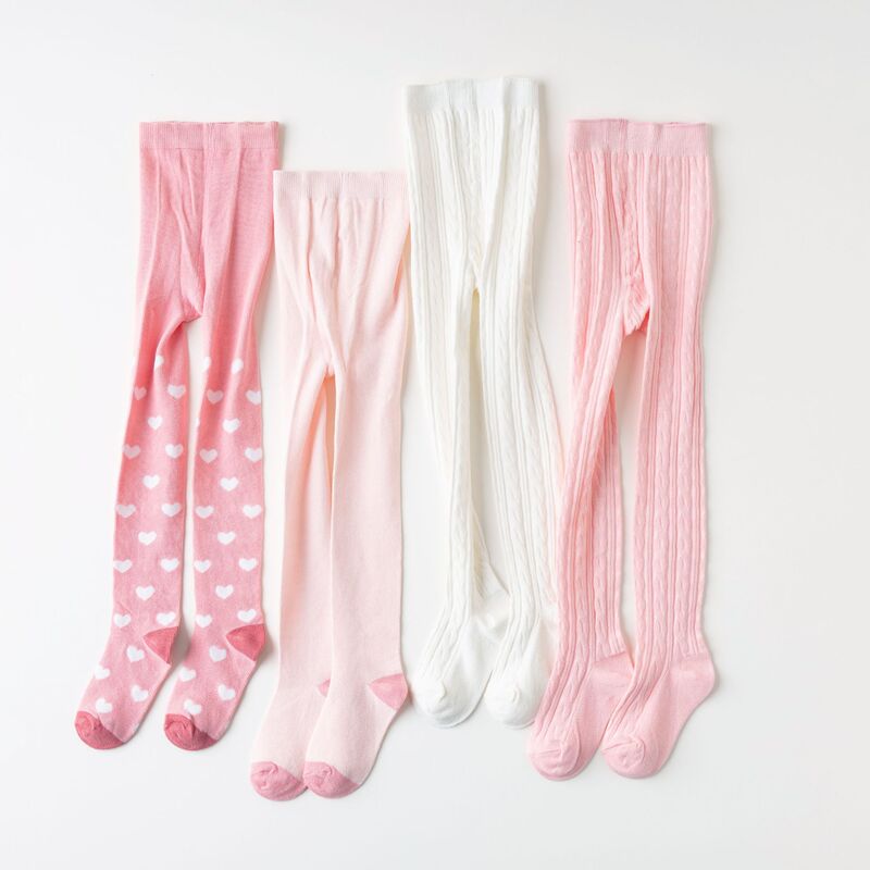 Cotton Leggings for Girls, Dance Tights, Seamless Splicing, In-Stock from Manufacturer, Breathable Children's Pants for Cross-Border Sales