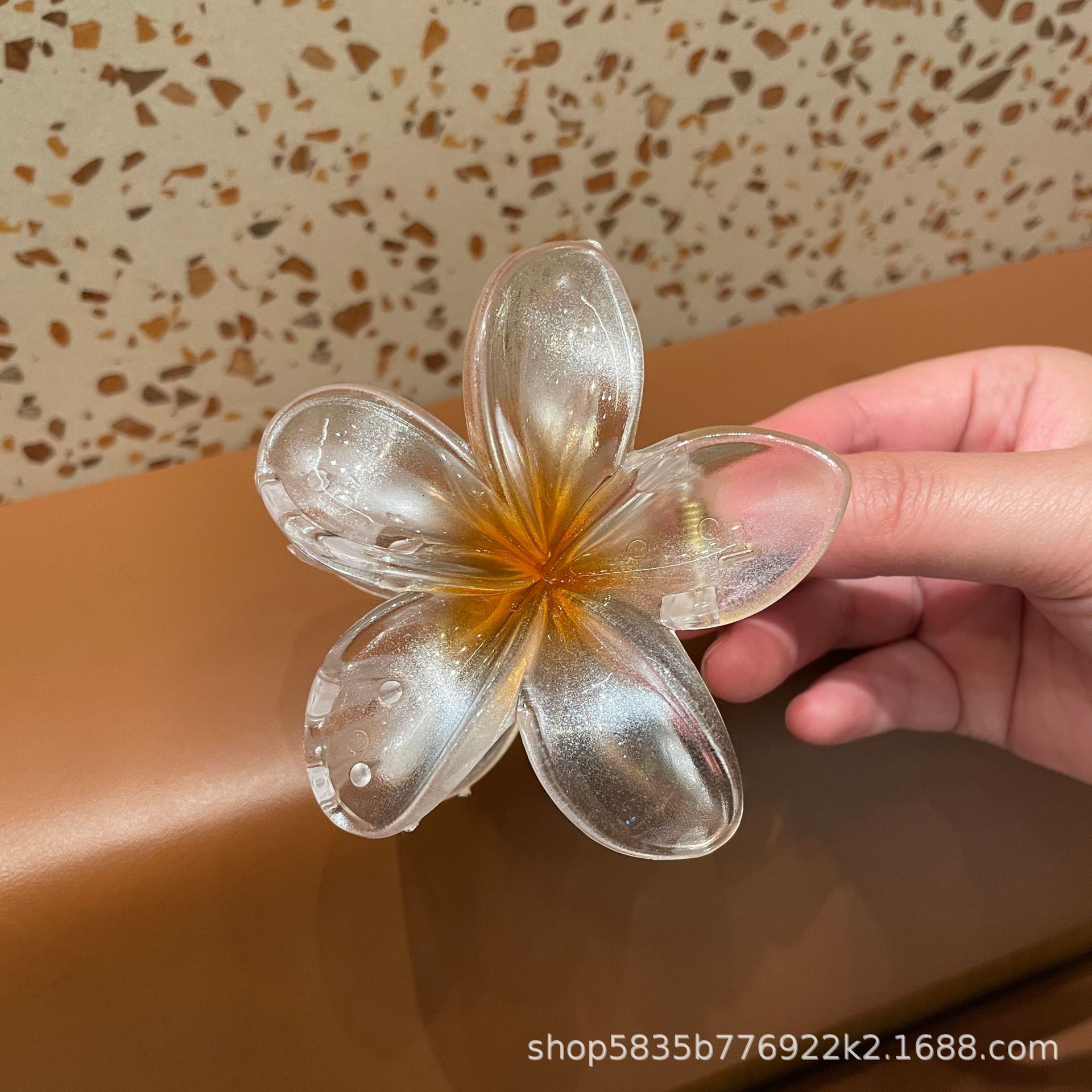 8cm 진주 빛 오렌지