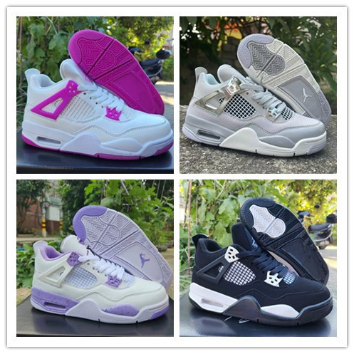 Putian Cross-Border Export J4 Basketball Shoes Oreo University Blue and White Cement Joe 4 Sports Basketball Shoes Putian Cross-Border Export J4 Basketball Shoes Oreo University Blue and White Cement Joe 4 Sports Basketball Shoes