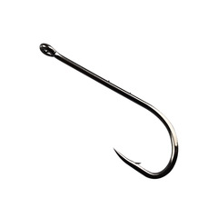 Bend handle double back treble hook with curved back, barbed tube with ring and hole for fishing jigs, ocean boat fishing baitholder jig